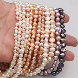 4-9mm Baroque Natural Pearls